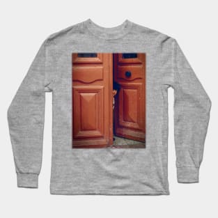 Girl in a Doorway Long Sleeve T-Shirt